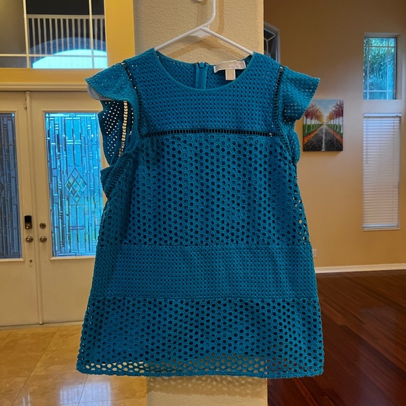 Michael Kors royal blue cotton top. Beautiful. Great condition. Size medium 💞 - Picture 1 of 3